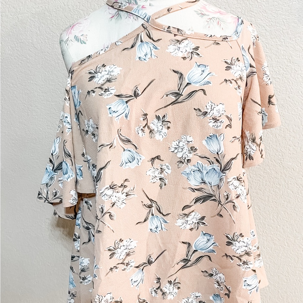 Floral Off-Shoulder Women's Top